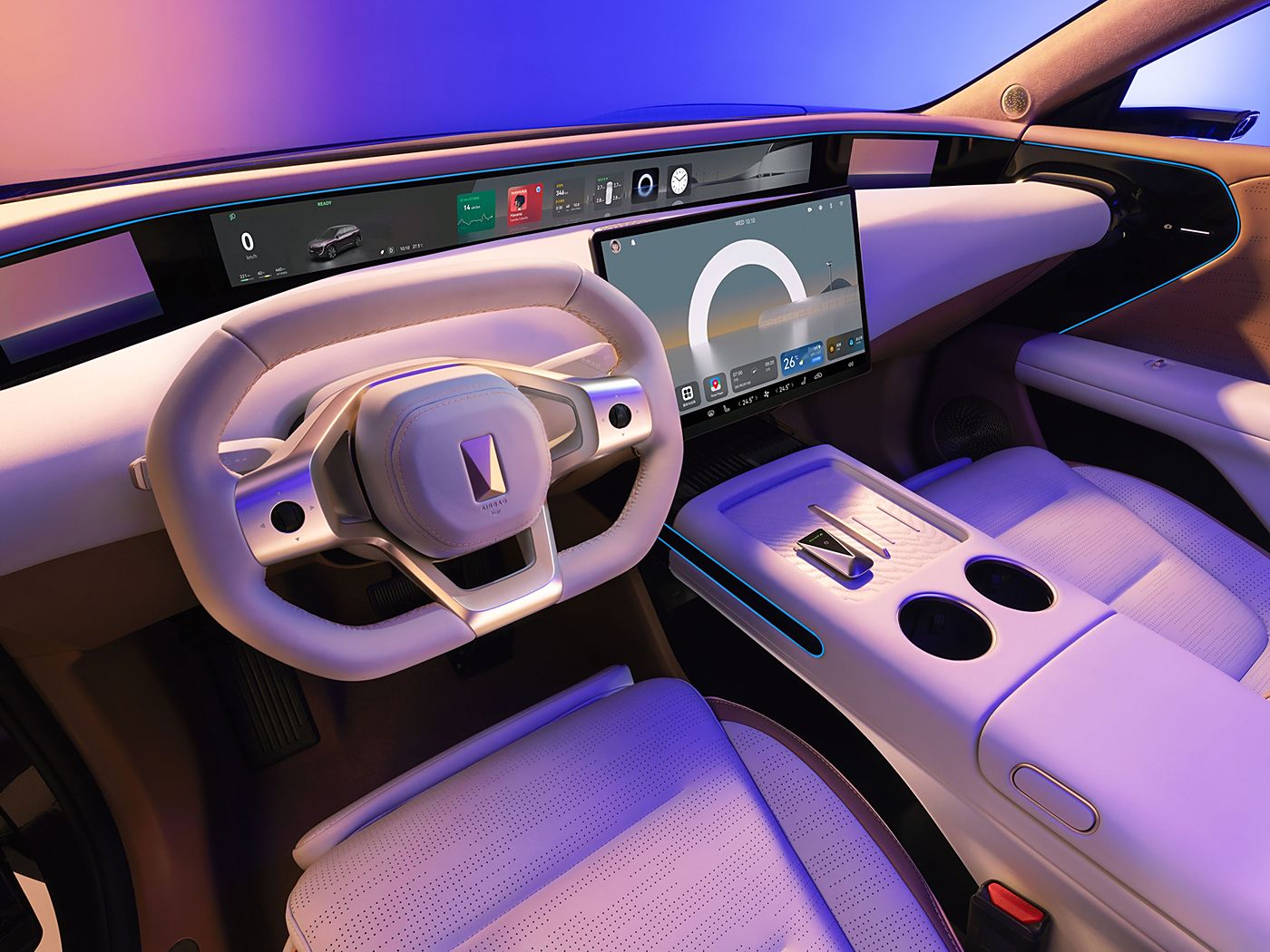 Ev Car for Avatar 07 With 555km Long Endurance Dual-Motor Version 5 Seats New Energy Vehicle 