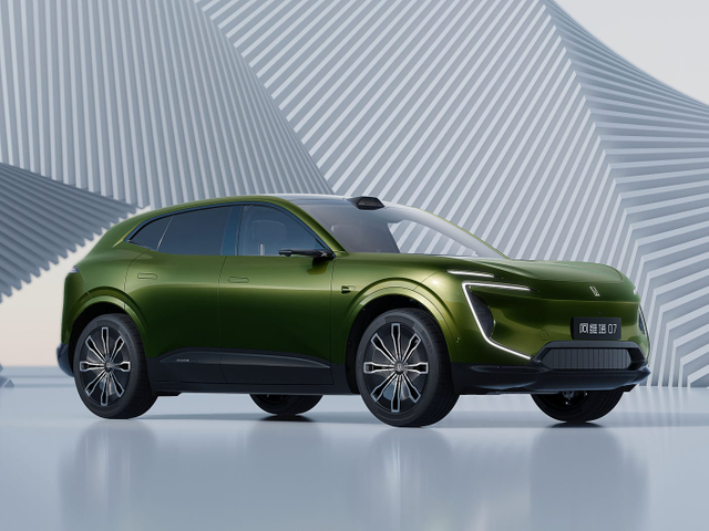Ev Car for Avatar 07 With 555km Long Endurance Dual-Motor Version 5 Seats New Energy Vehicle 