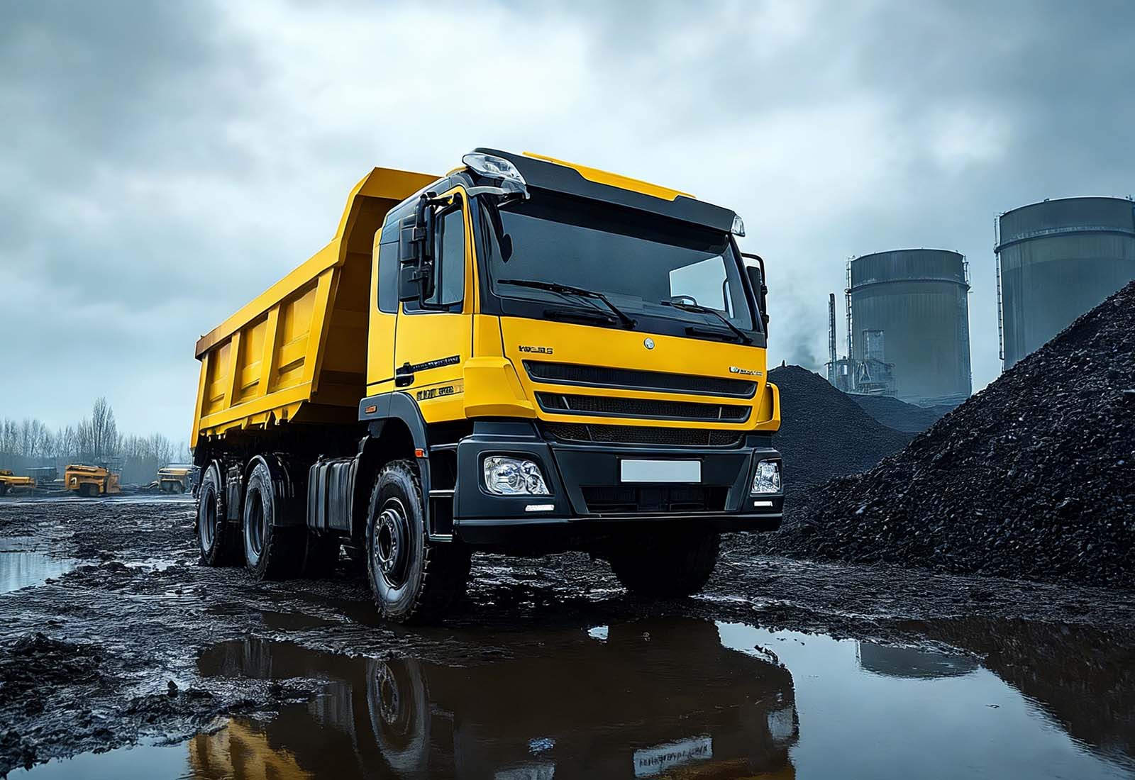 heavy duty transport vehicle used in mining and rough terrain