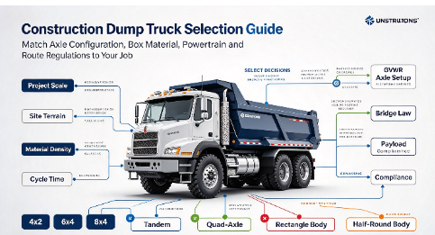 How to Choose a Dump Truck for Construction Projects