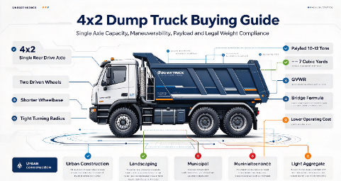 4x2 Dump Truck: Capacity, Applications and Buying Guide